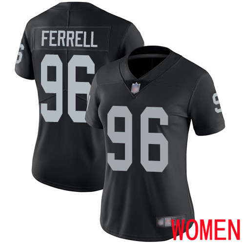Oakland Raiders Limited Black Women Clelin Ferrell Home Jersey NFL Football #96 Vapor Untouchable Jersey->women nfl jersey->Women Jersey